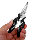 Multi-use Fishing Plier Scissor Braid Line Cutter Hook Remover Lures Tackle