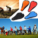 Cycling MTB Bike Bicycle 3D Sponge Saddle Seat Cover Cushion Soft Pad Orange