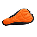 Cycling MTB Bike Bicycle 3D Sponge Saddle Seat Cover Cushion Soft Pad Orange