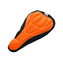 Cycling MTB Bike Bicycle 3D Sponge Saddle Seat Cover Cushion Soft Pad Orange