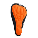 Cycling MTB Bike Bicycle 3D Sponge Saddle Seat Cover Cushion Soft Pad Orange