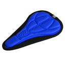 Cycling MTB Bike Bicycle 3D Sponge Saddle Seat Cover Cushion Soft Pad Blue