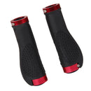 Pair Cycling Lock-on Handle Grips For Bicycle Road MTB Bike Handlebar Red