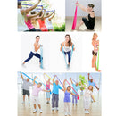 Elastic Yoga Pilates Rubber Stretch Resistance Exercise Fitness Band Belt