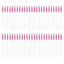 50PCS Disposable Eyelash Brush Mascara Wands Applicator Makeup Tool Rose