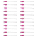 50PCS Disposable Eyelash Brush Mascara Wands Applicator Makeup Tool Rose