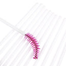 50PCS Disposable Eyelash Brush Mascara Wands Applicator Makeup Tool Rose