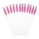 50PCS Disposable Eyelash Brush Mascara Wands Applicator Makeup Tool Rose