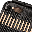 32pcs Soft Cosmetic Eyebrow Shadow Makeup Brush Set with Carry Bag