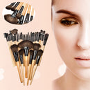 32pcs Soft Cosmetic Eyebrow Shadow Makeup Brush Set with Carry Bag