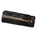 32pcs Soft Cosmetic Eyebrow Shadow Makeup Brush Set with Carry Bag