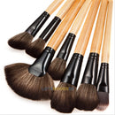 32pcs Soft Cosmetic Eyebrow Shadow Makeup Brush Set with Carry Bag