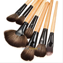 32pcs Soft Cosmetic Eyebrow Shadow Makeup Brush Set with Carry Bag