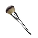Professional Cosmetic Foundation Makeup Face Blush Powder Brush Tool Silver