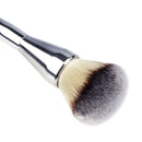 Professional Cosmetic Foundation Makeup Face Blush Powder Brush Tool Silver