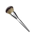 Professional Cosmetic Foundation Makeup Face Blush Powder Brush Tool Silver