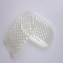 Pair of Silica Gel Heel Cushion Cup Half Insole Pads Pain Relief