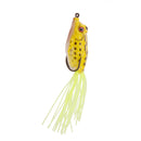Frog Design Fishing Bait Hooks Tackle Lure - Yellow