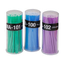 100Pcs Disposable Eyelash Extension Micro Brush Applicators Mascara - Green