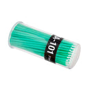 100Pcs Disposable Eyelash Extension Micro Brush Applicators Mascara - Green
