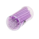 100Pcs Disposable Eyelash Extension Micro Brush Applicators Mascara - Purple