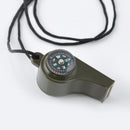 3 In 1 Camping Hiking Emergency Survival Gear Whistle Compass Thermometer