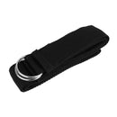 180cm Yoga Stretch Belt Fitness Exercise Training Strap Belt - Black