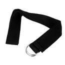 180cm Yoga Stretch Belt Fitness Exercise Training Strap Belt - Black
