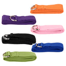 180cm Yoga Stretch Belt Fitness Exercise Training Strap Belt - Black