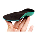 Child Kids Orthotic Insoles Arch Support Footcare Cushion Pads Green Size XL