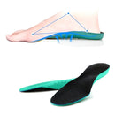 Child Kids Orthotic Insoles Arch Support Footcare Cushion Pads Green Size XL