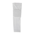 Sports Honeycomb Antislip Arm Sleeve Elbow Protect Gear White M