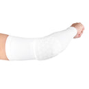 Sports Honeycomb Antislip Arm Sleeve Elbow Protect Gear White M