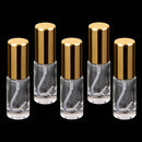 5 Tiny Small GLASS Atomizer Spray Bottle ENSSENTIAL OIL Perfume Mist Sprayer