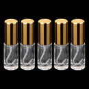 5 Tiny Small GLASS Atomizer Spray Bottle ENSSENTIAL OIL Perfume Mist Sprayer
