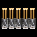 5 Tiny Small GLASS Atomizer Spray Bottle ENSSENTIAL OIL Perfume Mist Sprayer