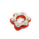 MATEMINCO 6 Ring Bike Chain Fidget Bracelet For Anti Stress Bicycle Chain Hand Spinner