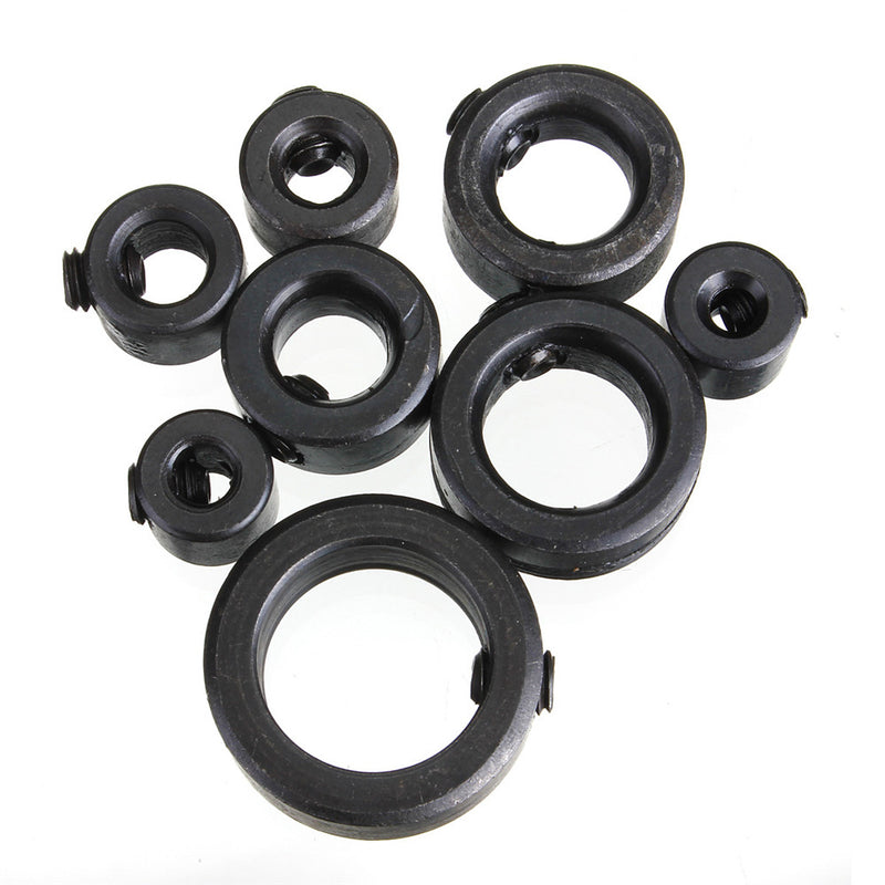 8pcs 3-16MM Drill Bit Shaft Depth Stop Collars Ring Set Wood Drills