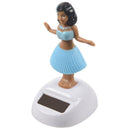 Solar Powered Dancing Hula Girl with Blue Skirt