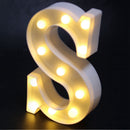 LED Marquee Letter Lights Alphabet Light Up Sign for Wedding Home Party Bar Z8N9