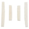 2 Sets of 4pcs 6 String Acoustic Guitar Bone Bridge Saddle and Nut Made of