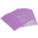 60x New Butterfly Flower Place Table Numbers Guest Seating Name Cards for W