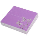 60x New Butterfly Flower Place Table Numbers Guest Seating Name Cards for W