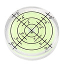 32*7mm Acrylic Bullseye Bubble level Round Level Bubble Accessories, green D6W2