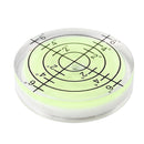 32*7mm Acrylic Bullseye Bubble level Round Level Bubble Accessories, green P4S4