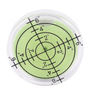32*7mm Acrylic Bullseye Bubble level Round Level Bubble Accessories, green P4S4
