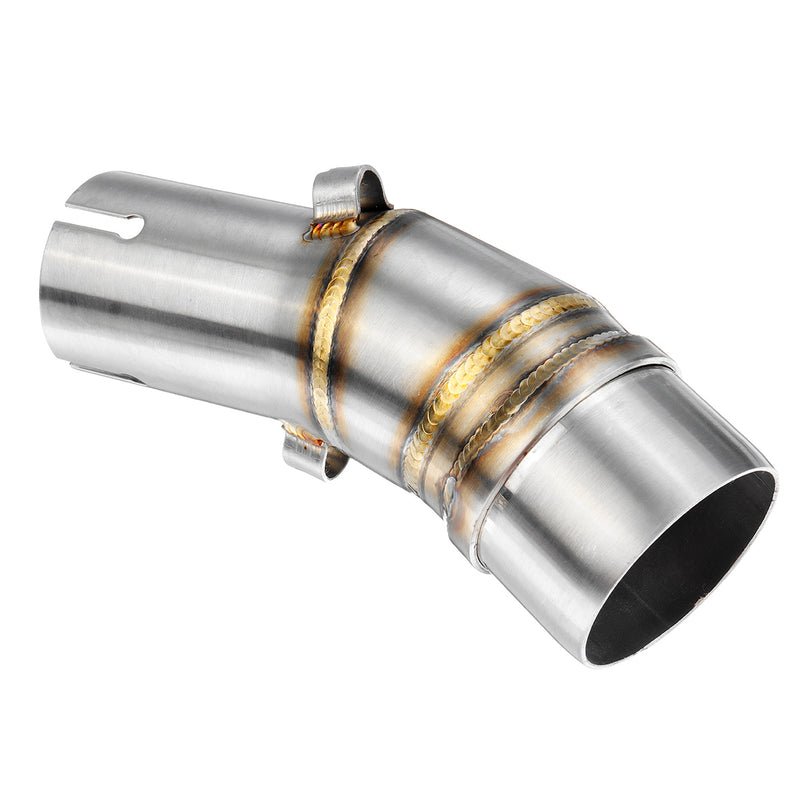 Exhaust Muffler Middle Escape Front Link Connect Pipe For Kawasaki ER6N Motorcycle
