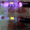 LightFe UV301 365nm&395nm Violet UV LED Detection Flashlight Fluorescence Sterilization Detected Pen