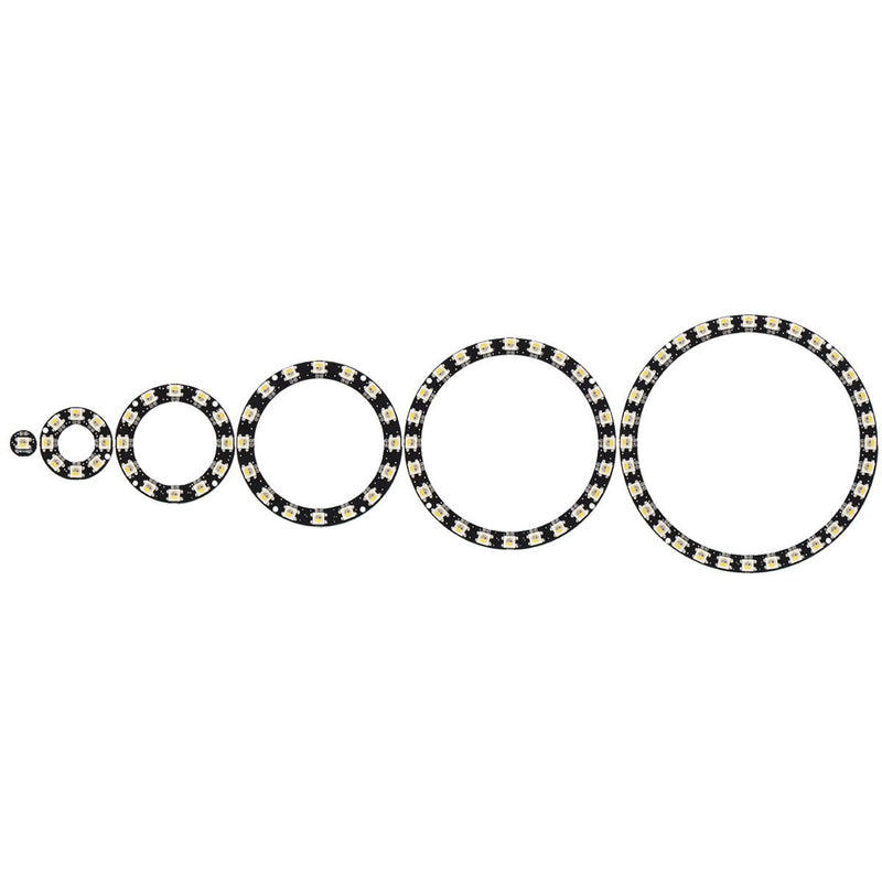 LUSTREON WS2812B 5050 SMD RGB RGBW RGBWW 93LEDs Ring Light Chip Board DC5V