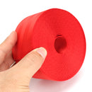 6 Meter 47mm Wide Seat Belt Strap Polyester Fiber Cloth Webbing Red Color Break Strength 2500KG